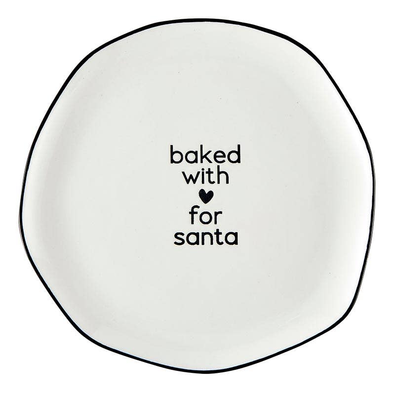 For Santa Ceramic Plate