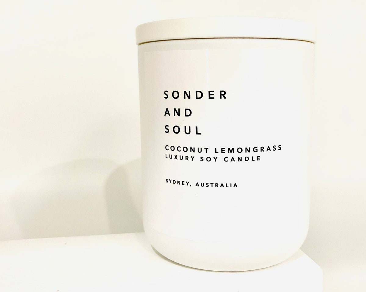 Coconut Lemongrass Soy Candle