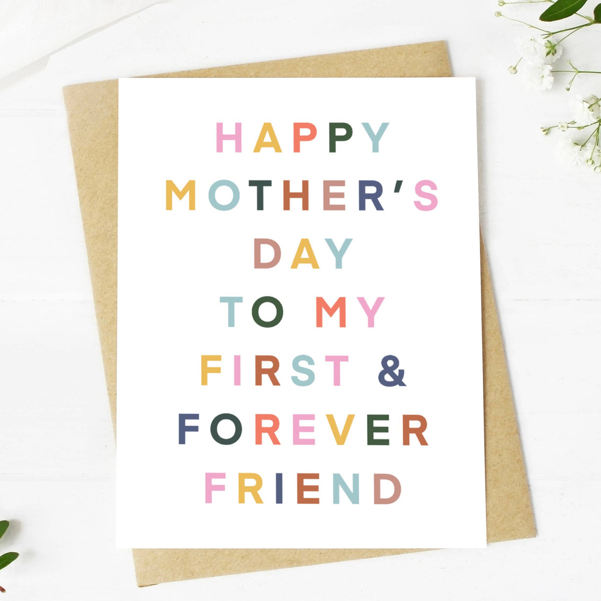 Happy Mother's Day To My Forever Friend Card