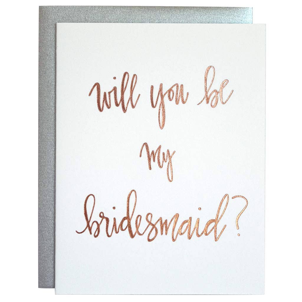 Will You Be My Bridesmaid Card