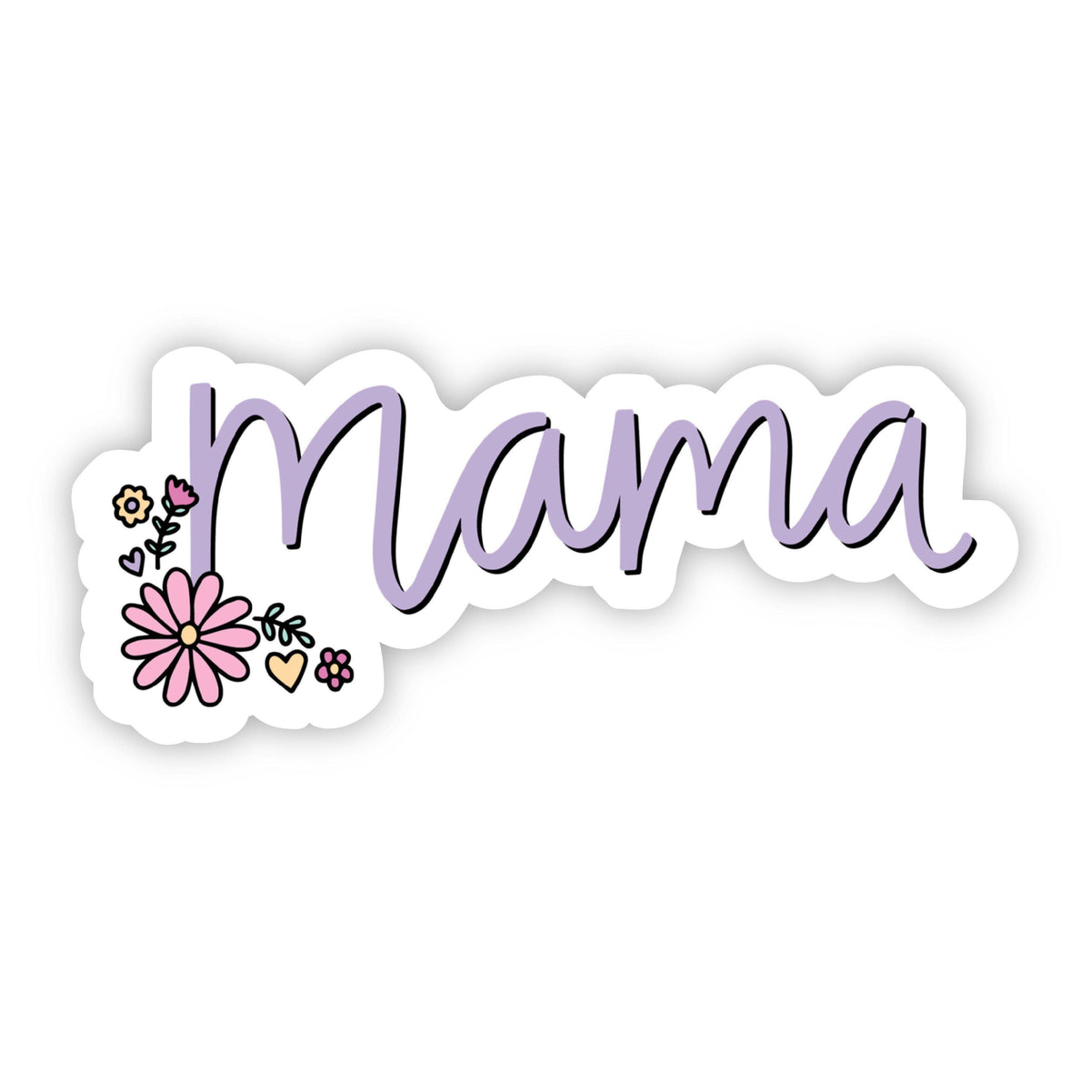 Sticker Mama Purple Floral