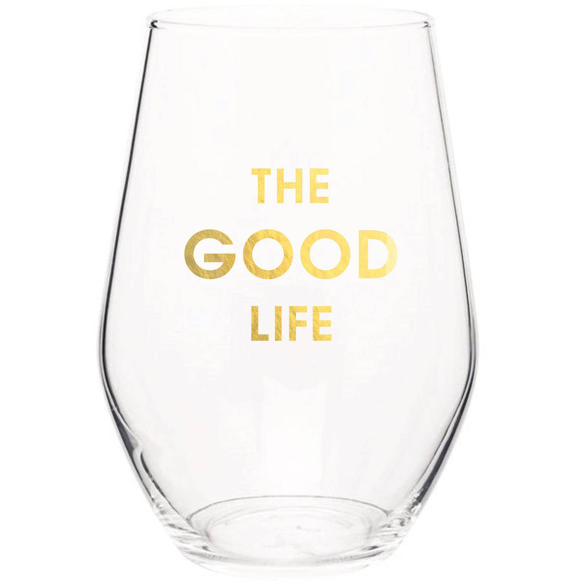 The Good Life Stemless Wine Glass